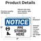 Signmission 5 in Height, 7 in Width, Vinyl Decal, Rectangle OS-2PACK-NS-D-57-L-17776 - alternate 3